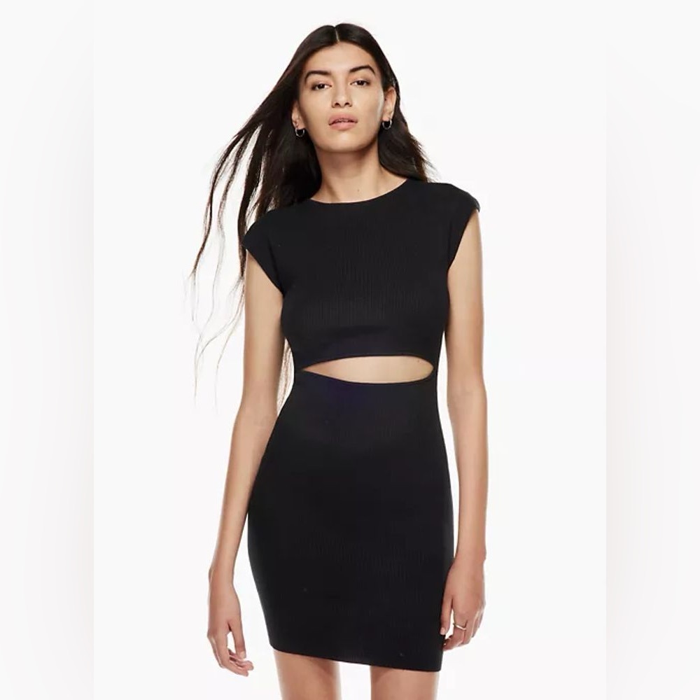 Wilfred Cut Out Knit Mini Dress